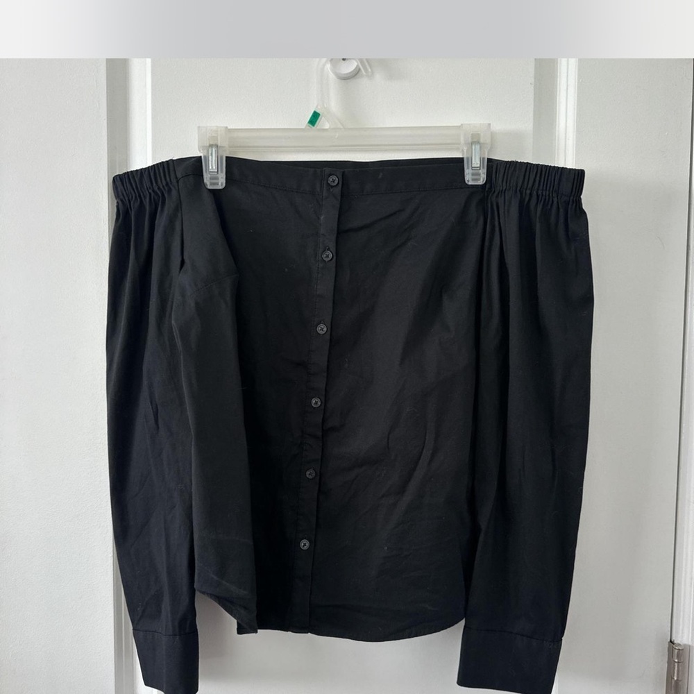 Express Black Off-Shoulder Blouse